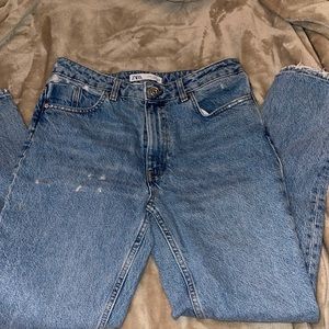 Zara mom jeans